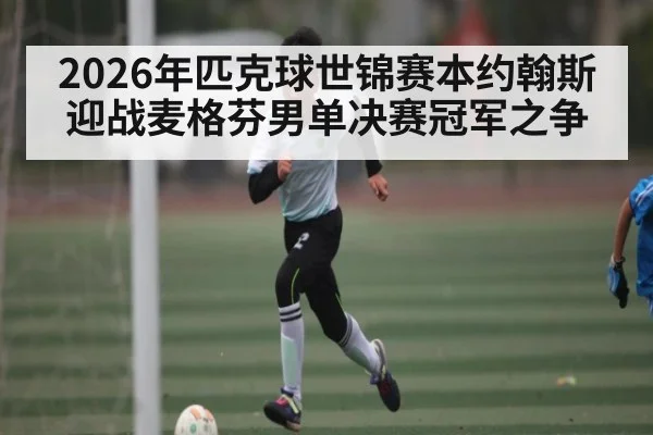 2026年匹克球世锦赛本约翰斯迎战麦格芬男单决赛冠军之争